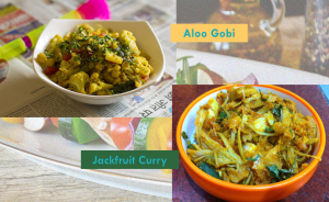 Potato, Cauliflower Cambo And Jack Fruit Curry