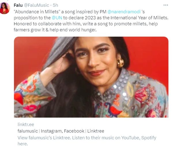 Falu Abundance in Millets song