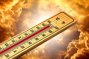 Heat related heart attack