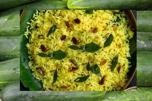 Cucumber lemon rice