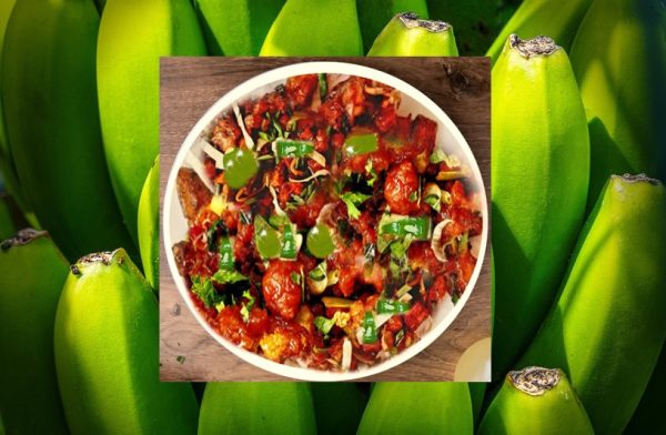 Raw banana manchurian