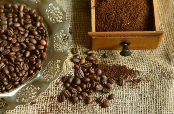 Coffee powder for skin care
